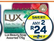 Lux Beauty Soap Assorted 175 Gm