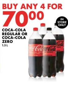 Coca-Cola Regular or Coca-Cola Zero