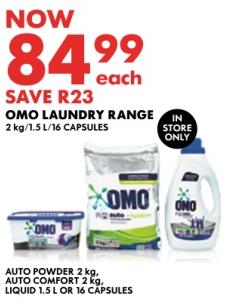 OMO Laundry Range