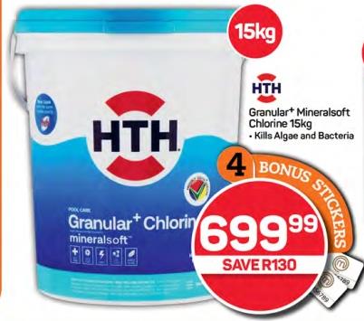 Hth Granular+ Mineralsoft Chlorine - Kills Algae and Bacteria