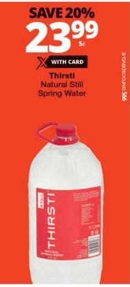 Thirsti Natural Still Spring Water