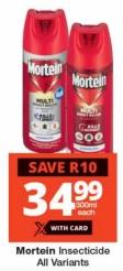 Mortein Insecticide All Variants