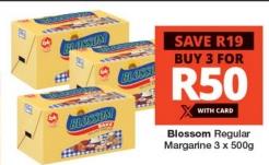 Blossom Regular Margarine 3X500 GM