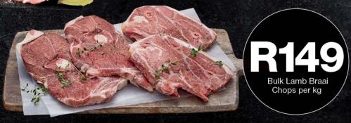 Bulk Lamb Braai Chops per kg