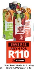 Liqui Fruit 100% Fruit Juice Blend All Variants