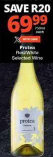 Protea Red/White Selected Wine 750ml