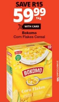 Bokomo Corn Flakes Cereal 1kg