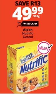 Alpen Nutrific Cereal 900g