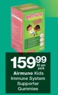 Airmune Kids Immune System Supporter Gummies 60 per pack