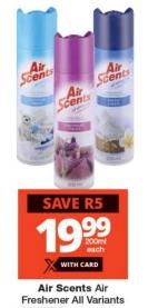 Air Scents Air Freshener All Variants