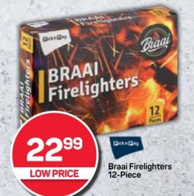 Braai Firelighters 12 Piece