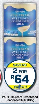 PnP Full Cream Sweetened Condensed Milk 385g