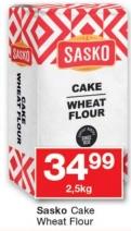 Sasko Cake Wheat Flour 2.5kg