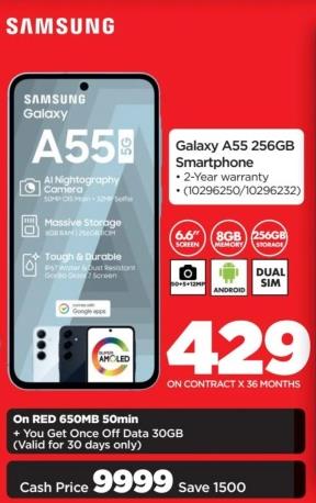 Samsung Galaxy A55 256GB Smartphone