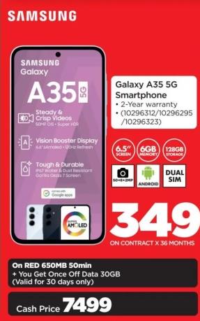 Samsung Galaxy A35 5G Smartphone