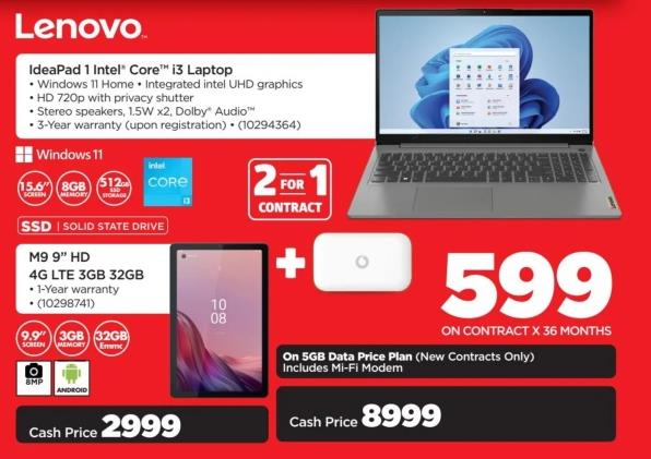 Lenovo Ideapad 1 Intel Core i3 Laptop