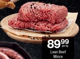 Lean Beef Mince per kg 