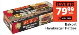 Eskort Hamburger Patties