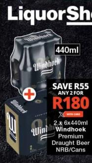 Windhoek Premium Draught Beer