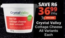 Crystal Valley cottage cheese All Variants Each