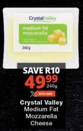 Crystal Valley Medium Fat Mozzarella Cheese