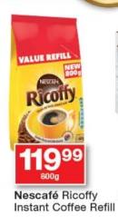 Nescafé Ricoffy Instant Coffee Refill 800gm