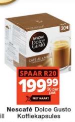 Nescafé Dolce Gusto Coffee Capsules 30s