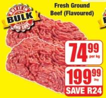 Fresh Ground Beef (Flavoured) 3kg