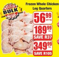 Frozen Whole Chicken Leg Quarters 