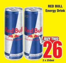 RED BULL Energy Drink 2x250ml