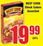 BEST COOK Stock Cubes Assorted 24'S