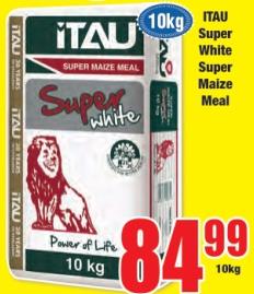 ITAU Super White Super Maize Meal 10kg