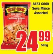 BEST COOK Soya Mince Assorted 500gm