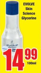 EVOLVE Skin Science Glycerine 100ml