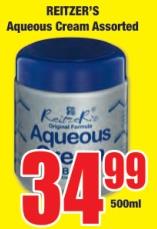 Reitzer's Aqueous Cream Assorted 500 ml