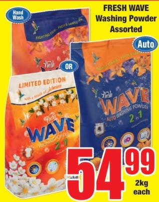 FRESH WAVE Washing Powder Assorted 2Kg