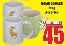 HOME SQUARE Mug Assorted 