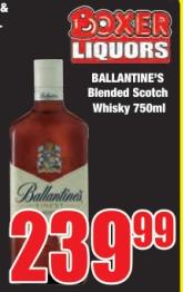 BALLANTINE'S Blended Scotch Whisky 750 ml