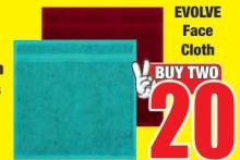 Evolve Face Cloth 