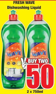 FRESH WAVE Dishwashing Liquid 750ml