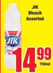 JIK Bleach Assorted 750 ml