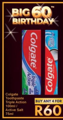 Colgate Toothpaste Triple Action