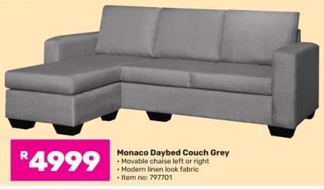 Monaco Daybed Couch Grey