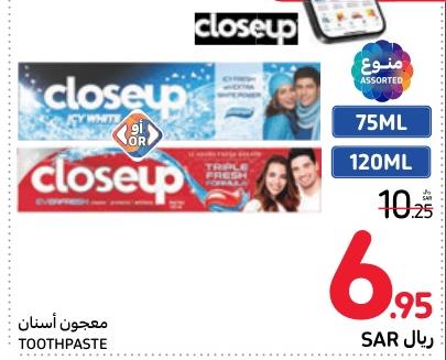 Closeup Toothpaste,75ML/120 ml