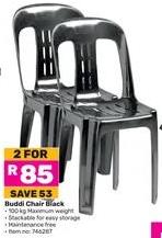 Buddi Chair Black 