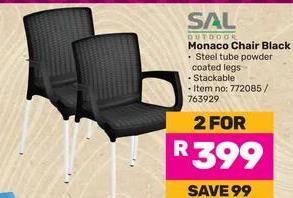 Sal Monaco Chair Black