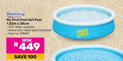 Bestway My First Fast Set Pool 1.52m x 38cm