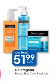 Neutrogena Facial Skin Care Products