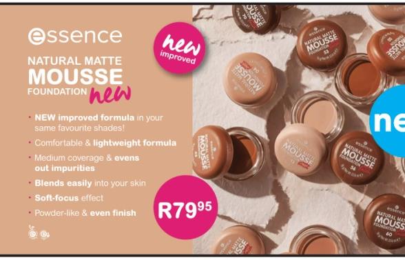 Essence Natural Matte Mousse Foundation