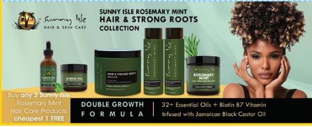 Buy any 3 Sunny Iste Rosemary Mint Hair Care Products, cheapest 1 FREE